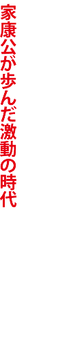  第一回検定テーマ 家康公と戦国武将たち 家康公が歩んだ激動の時代